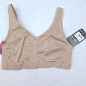 Bali One Smooth U Bralette Womens 2XL Nude Targeted Support DFBRAL Wireless New